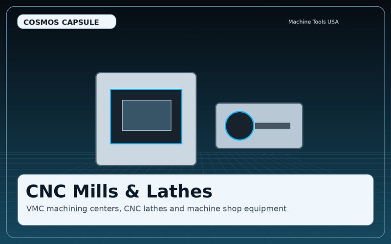 CNC Mills, VMC and CNC Lathes - Cosmos Capsule Machine Tools USA