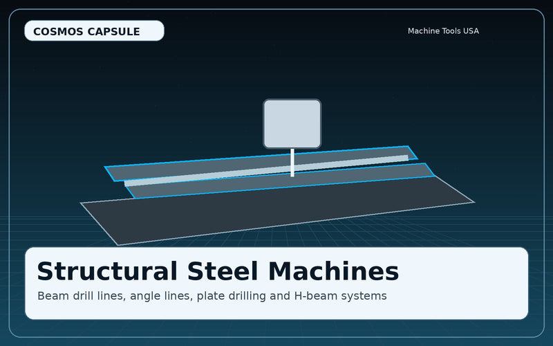 Structural Steel Fabrication Machines - Cosmos Capsule Machine Tools USA