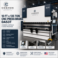 10 ft x 135 Ton 4-Axis CNC Hydraulic Press Brake with DA53T