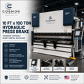 10 ft x 100 Ton Hydraulic Press Brake