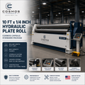 10 ft x 1/4 inch Hydraulic Plate Roll - Cosmos Capsule Standard Package